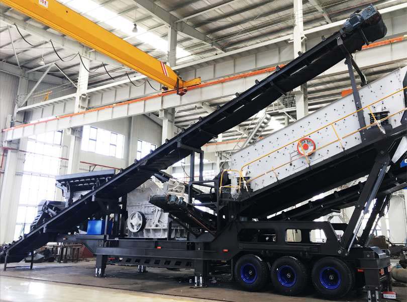 Tyre Mobile Impact Crushing Plant