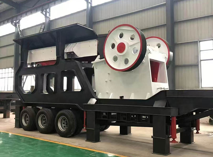 Tyre Mobile Jaw Crushing Plant