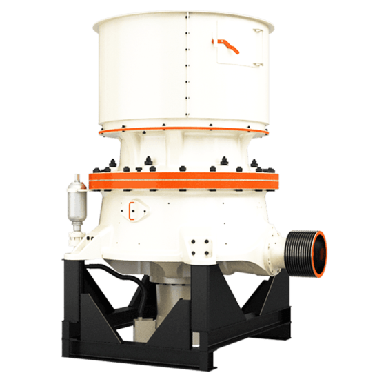 Single cylinder hydraulic cone crusher