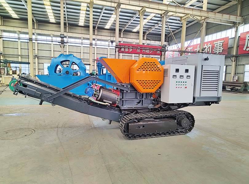 1-30T/H Small Crawler Mobile Jaw Crushing Plant